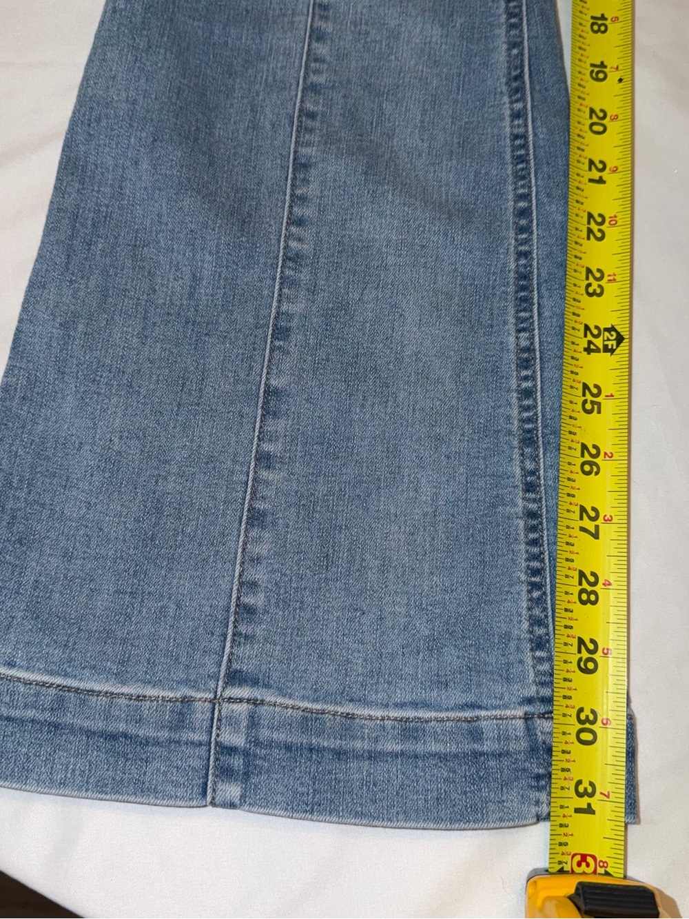 Altar'd State Wide-Leg High-Rise Jeans in Light Blue - Picture 8 of 8